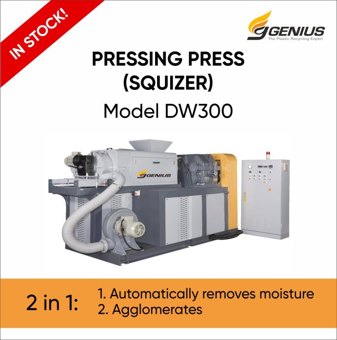 Press-spin (squizer) from Genius Machinery (Taiwan) In stock in Russia