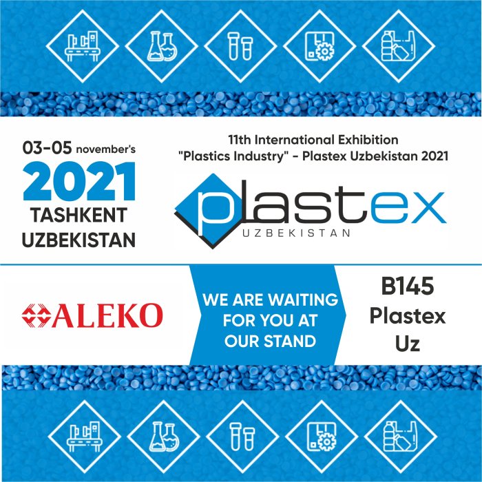 "Aleko Machinery" takes part in the exhibition "Plastex Uzbekistan 2021"