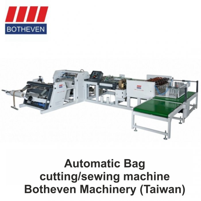 The popular machine for cutting/sewing bags will soon be in the warehouse of "Aleko Machinery"